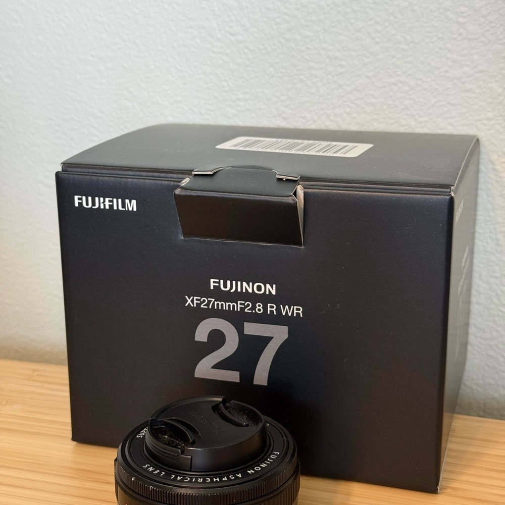 Fujifilm Fujinon XF 27mm F2.8 R WR Lens - Black